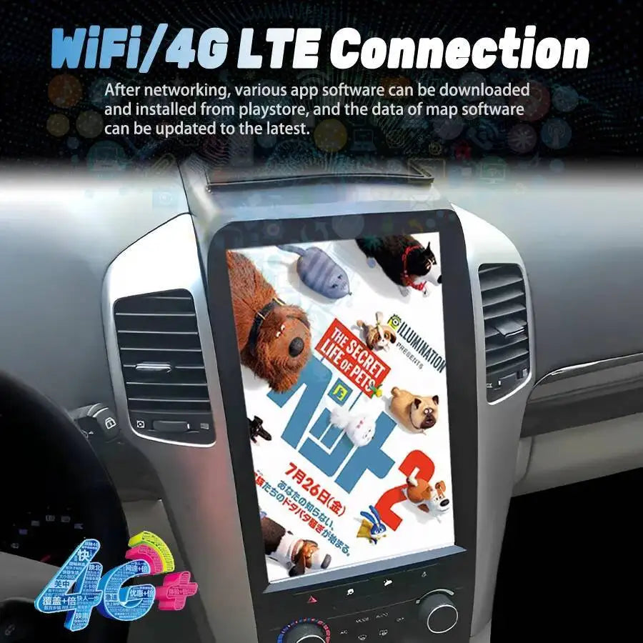 13.6" 1920*1080 4K Android Screen Car Radio For Chevrolet Captiva 2008 - 2017 GPS Navigati | AUTOKITSHOP