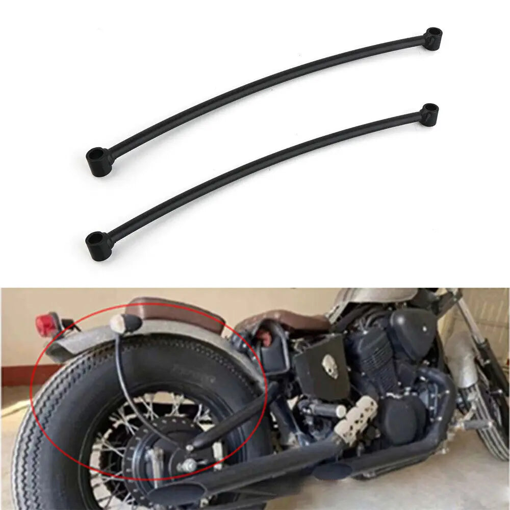 Motorcycle 1 Pair Rear Fender Rail Support Bracket Mount Holder For Harley Honda Yamaha Kawasaki - Automotive LED Light