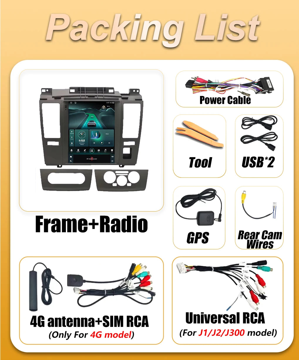 Android 16 Carplay For Nissan Tiida C11 2004 2005 2006 - 2013 Car Radio Video 5G Wifi BT M | AUTOKITSHOP