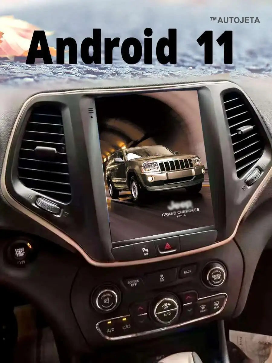 8GB+128GB 10.4inch Car Multimedia Player Video For JEEP Grand Cherokee 2013-2019 Car Stere
