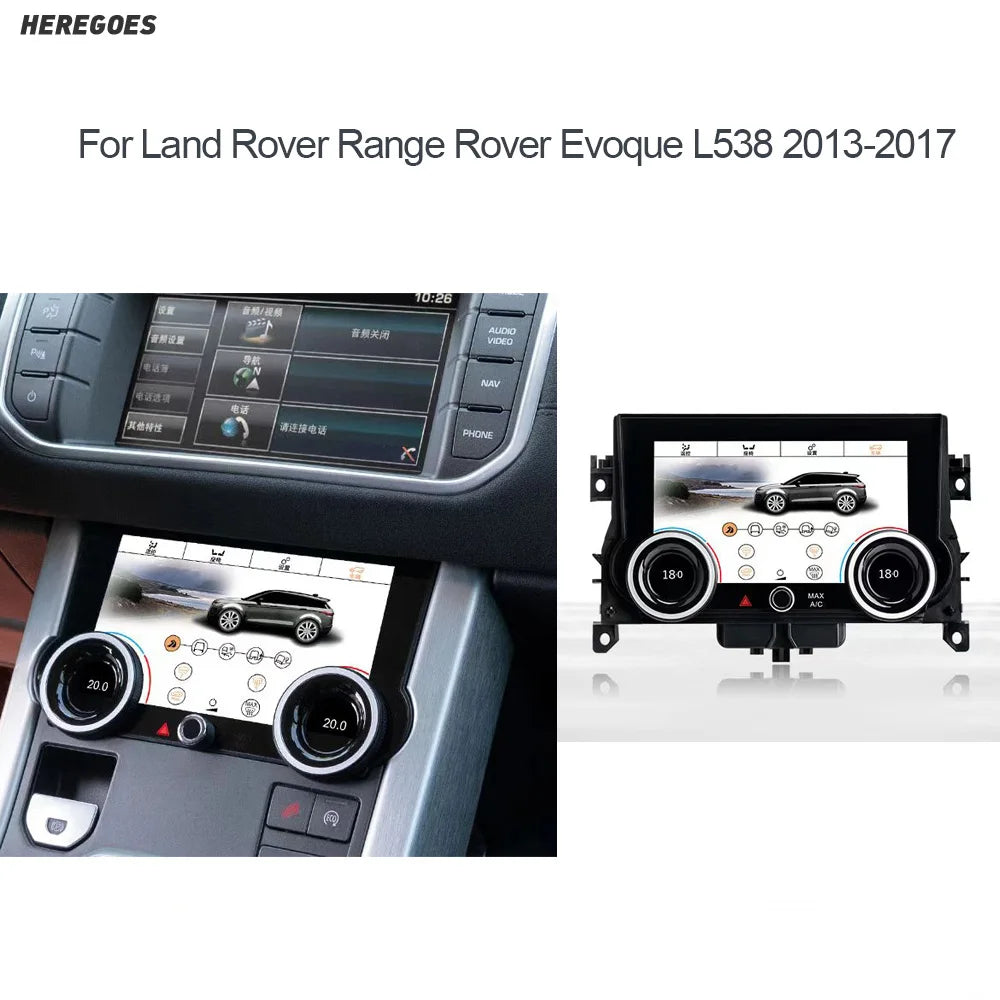 7" Car A/C Climate Control Touch Screen for Land Rover Range Rover Evoque L538 2013-2017 - Aircon Controls Monitor