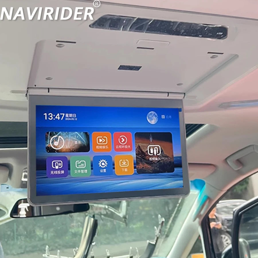 13.3inch/15.6inch MP5 Android Roof Ceiling Monitor For Toyota Alphard 20 Alphard 30 Vellfi