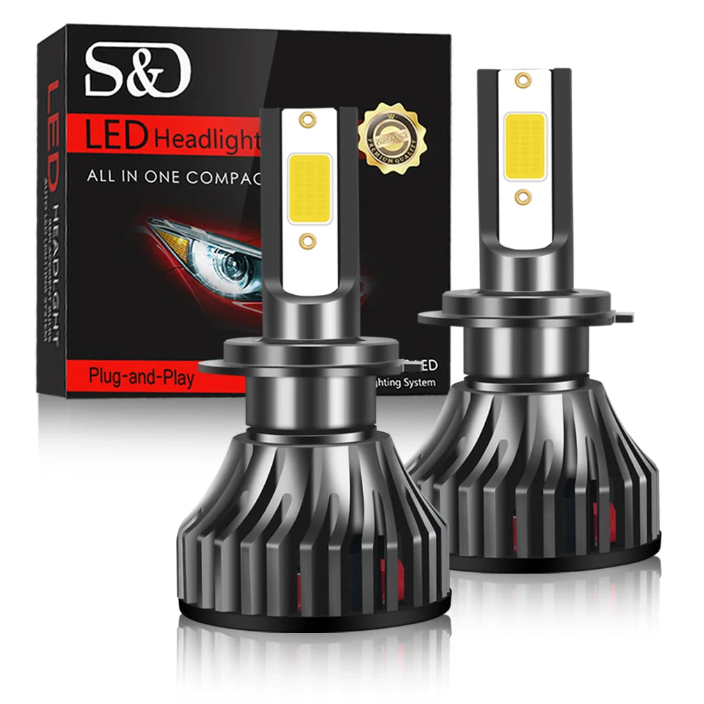 H4 H7 Led 20000LM Bulb Car Headlight H1 H3 LED H8 H11 9005 HB3 9006 HB4 9012 HIR2 H27 880