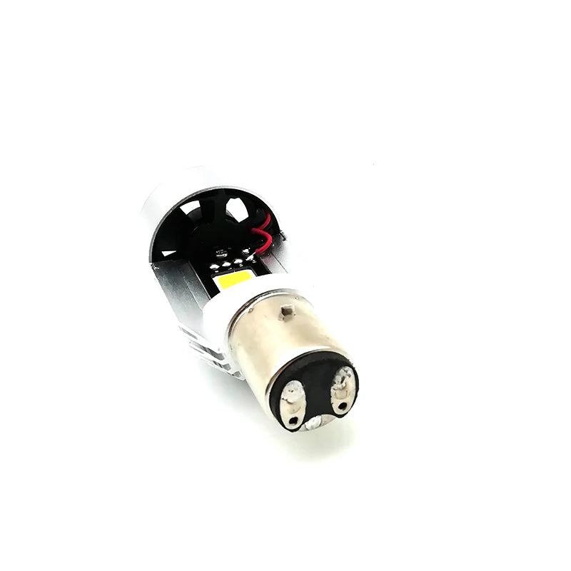 20W 12V LED Moped Scooter Headlight Bulb Blue Angel Eyes Light Accessorie