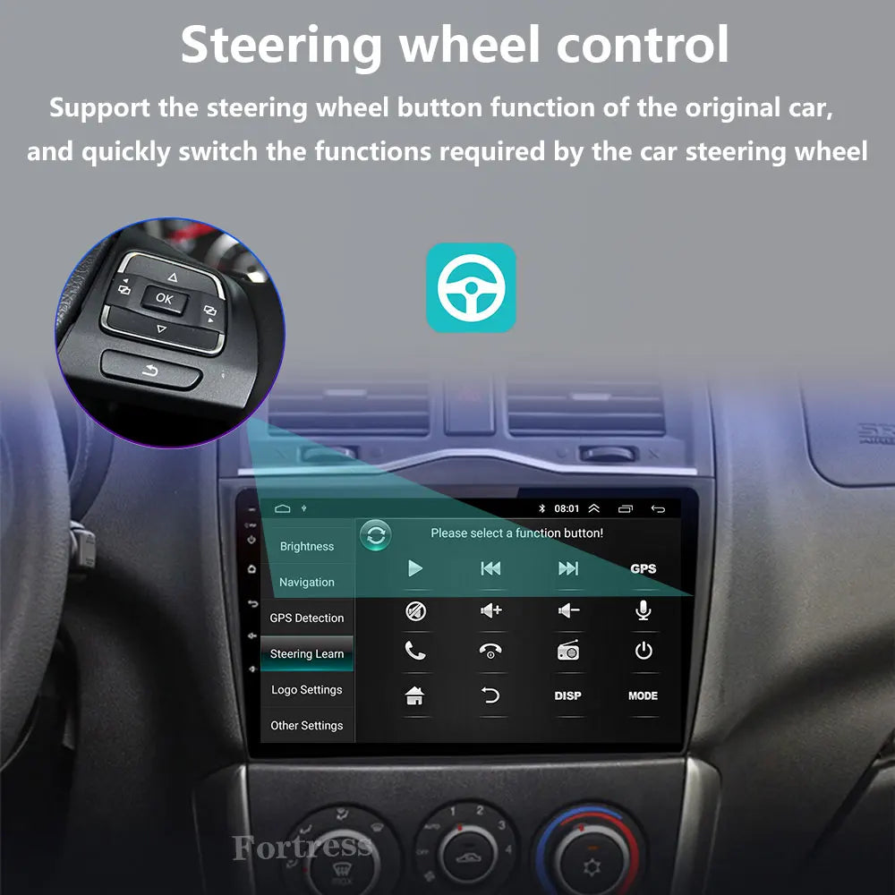 Andoird 16 Car Radio For LADA BA3 Granta Cross 2018 -2023 Qualcomm Stereo Head Unit Multim