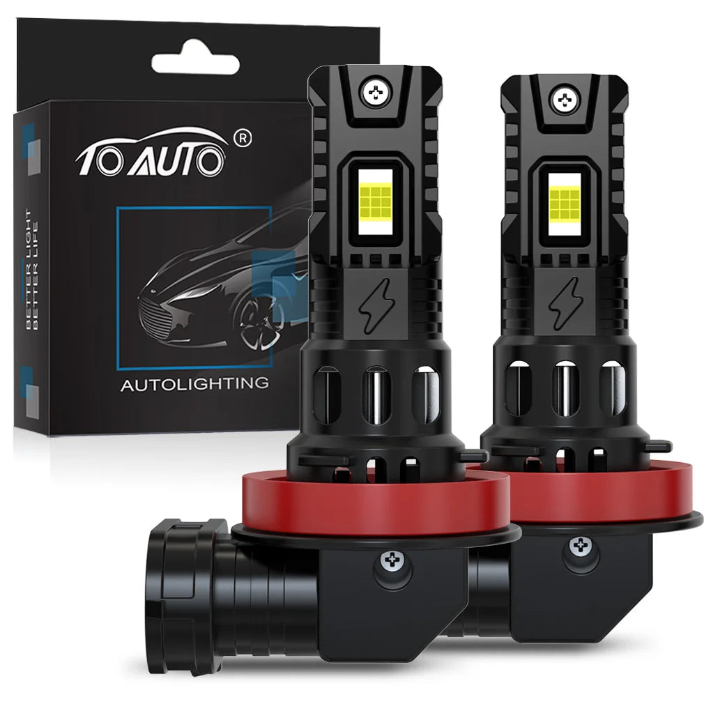 TOAUTO H4 LED Light 100W 20000LM 9005 9006 H11 H7 LED Headlight Canbus 36 CSP Car High Close Lamps Auto With Fan Turbo Lights