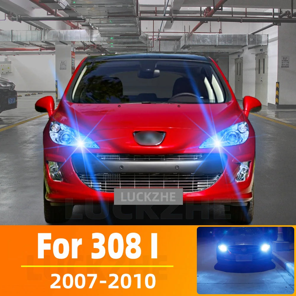 2-Piece LED Interior Light Kit for Peugeot 308 I Accessories - Canbus Error-Free Bulbs | AUTOKITSHOP