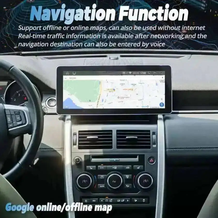 256GB Android15 Car Radio For Land Rover Discovery Sport L550 2015-2019 GPS Navi DSP Multi | AUTOKITSHOP