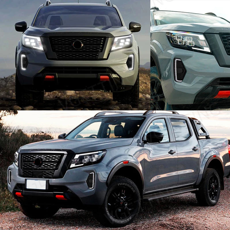 DRL Led Daytime Running Driving Fog Lamp Light Fit For Nissan Navara NP300 Frontier 2020 2 | AUTOKITSHOP