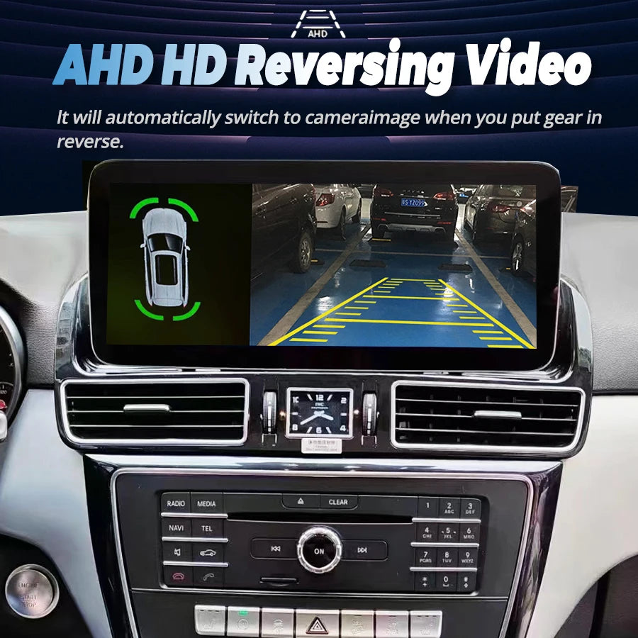 Android Wireless Auto Radio CarPlay For Mercedes Benz ML GL GLE GLS W166 W167 C292 Car Mul
