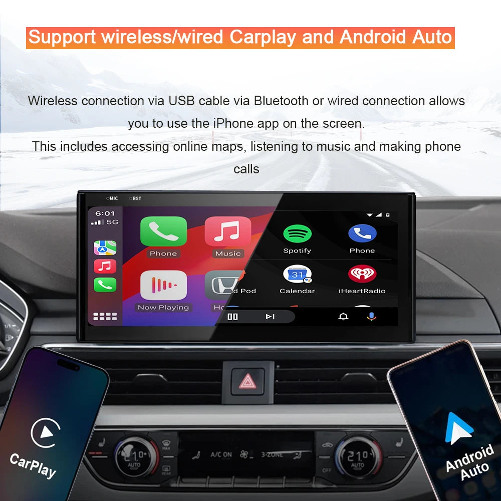 10.25 Android 14 Wireless Carplay For Audi A4 A5 Q5 B9 2016 - 2023 LHD Car Radio Multimedi