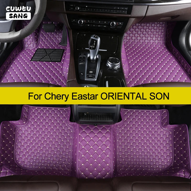CUWEUSANG Custom Car Floor Mats For Chery Eastar ORIENTAL SON Auto Carpets Foot Coche Acce | AUTOKITSHOP