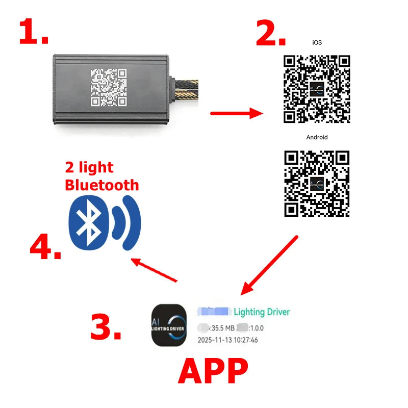 200W 27000LM K29 APP Control Tri Color Yellow White 3000k 4300k 6000k Flash H7 LED Headlig