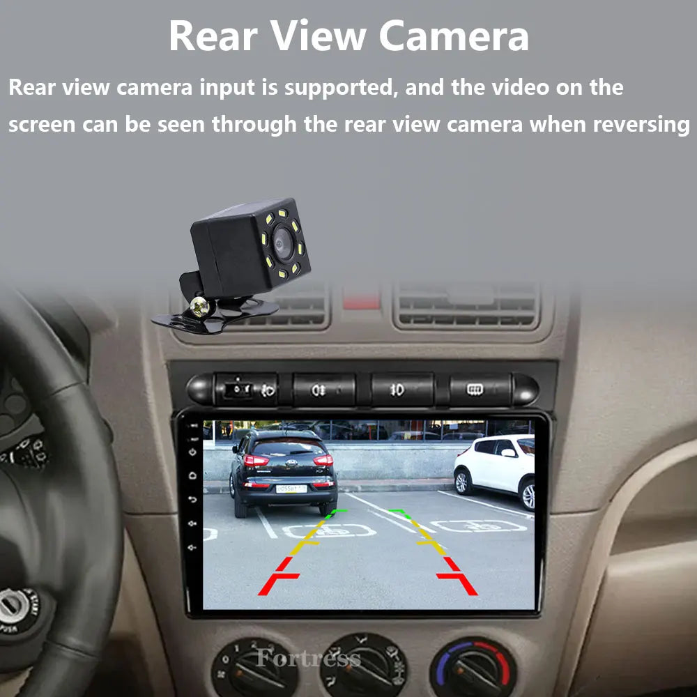 Android 16 Car Radio Carplay For Kia Picanto SA Morning 2004 - 2007 Multimedia Player Ster