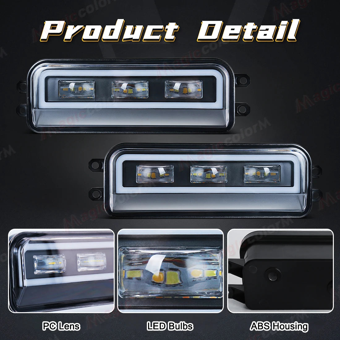 2-in-1 Fog Lamps DRL For Toyota Tacoma 2024 2025 Fo Sequoia 2023 For Tundra 2022 For 4 Run | AUTOKITSHOP