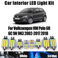 LED Interior Light Kit for Volkswagen VW Polo 6R 6C 9N 9N3 2002-2018 - Canbus Dome Map Door Trunk Bulbs | AUTOKITSHOP