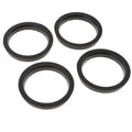 Wheel Hub Centric Ring Snug Fit Plastic Centering Ring Car Hub Rings for OD 73.1mm ID - Automotive LED Light