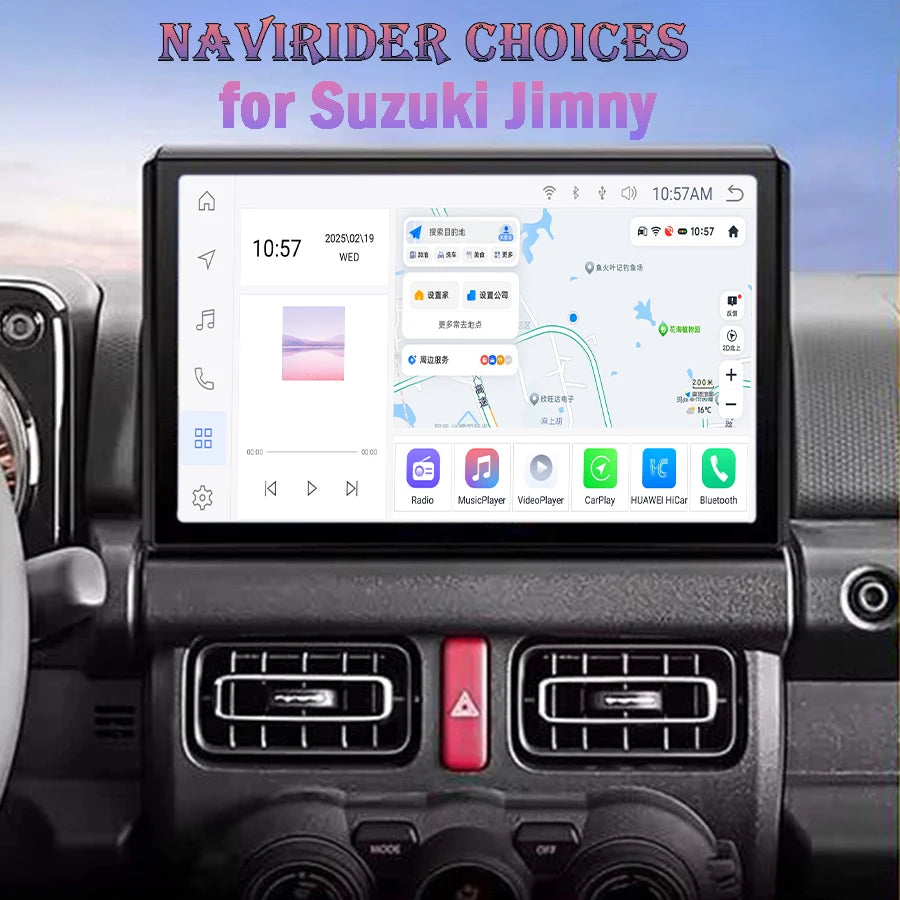11.5inch For Suzuki Jimny 2019-2025 Stereo Multimedia Android Auto Car Radio Model Screen