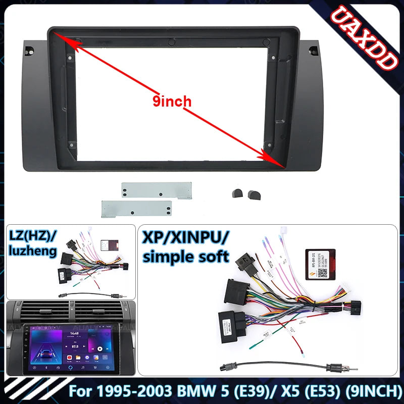 For 1995-2003 BMW 5 E3 X5 E53 9INCH Car Radio Android DVD Stereo Audio Screen Multimedia V