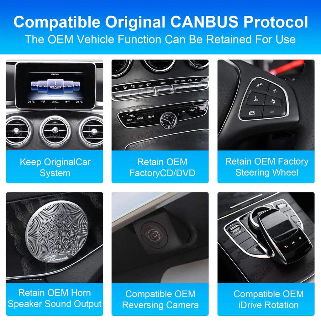 12.3" Android Radio for Mercedes Benz C Class W205 GLC X253 2015-2018 NTG 5.0 Qualcomm 668
