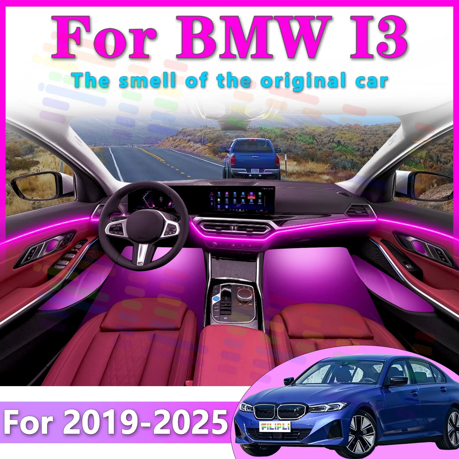 RGB - Ambient Light - for BMW G28 - App Control - Car Interior Lighting | AUTOKITSHOP