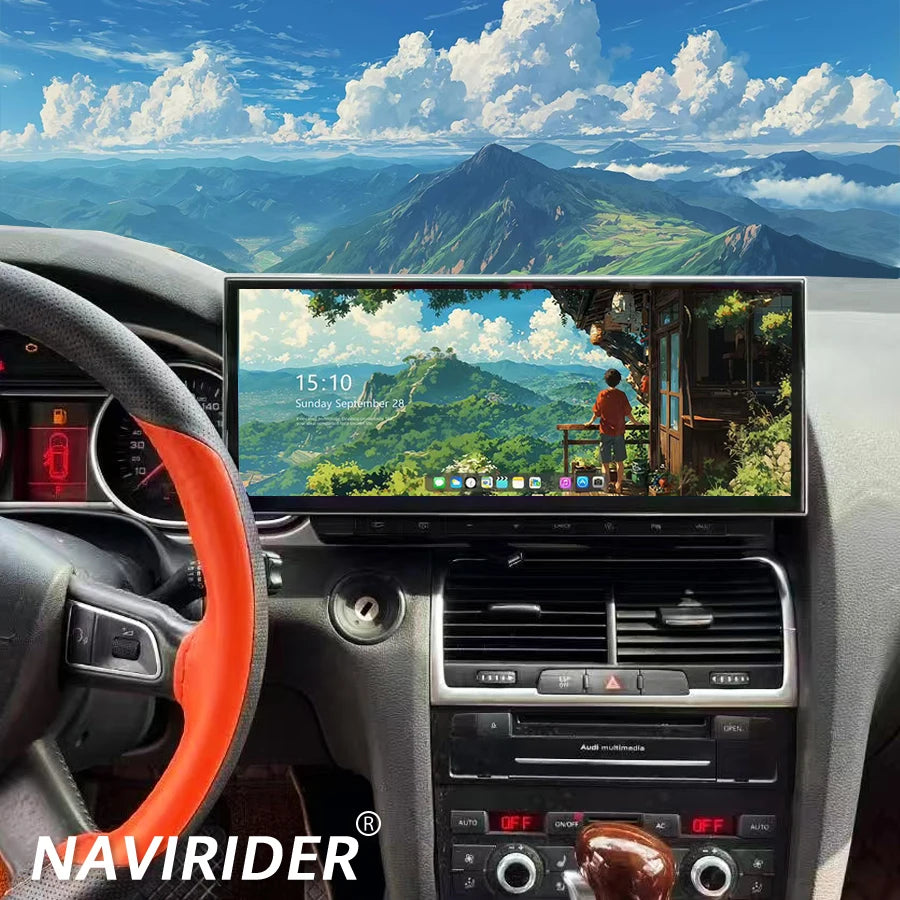 15.8'' Car Radio GPS BT DSP For Audi A6 S6 RS6 Q7 SQ7 2005-2015 CarPlay Navigation Android