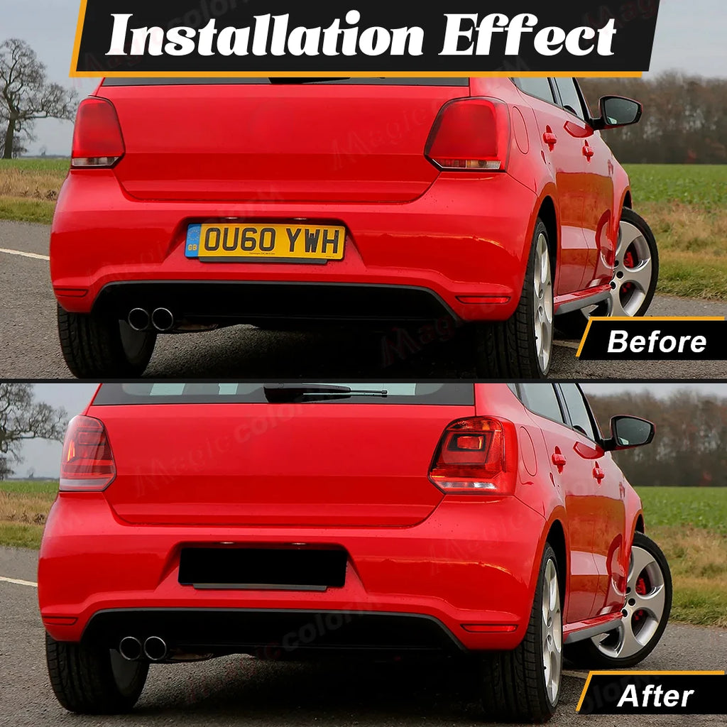 For Volkswagen VW Polo 2014 2015 2016 2017 2018 Car Tail Lamps Tail Lights Brake Rear Auto | AUTOKITSHOP