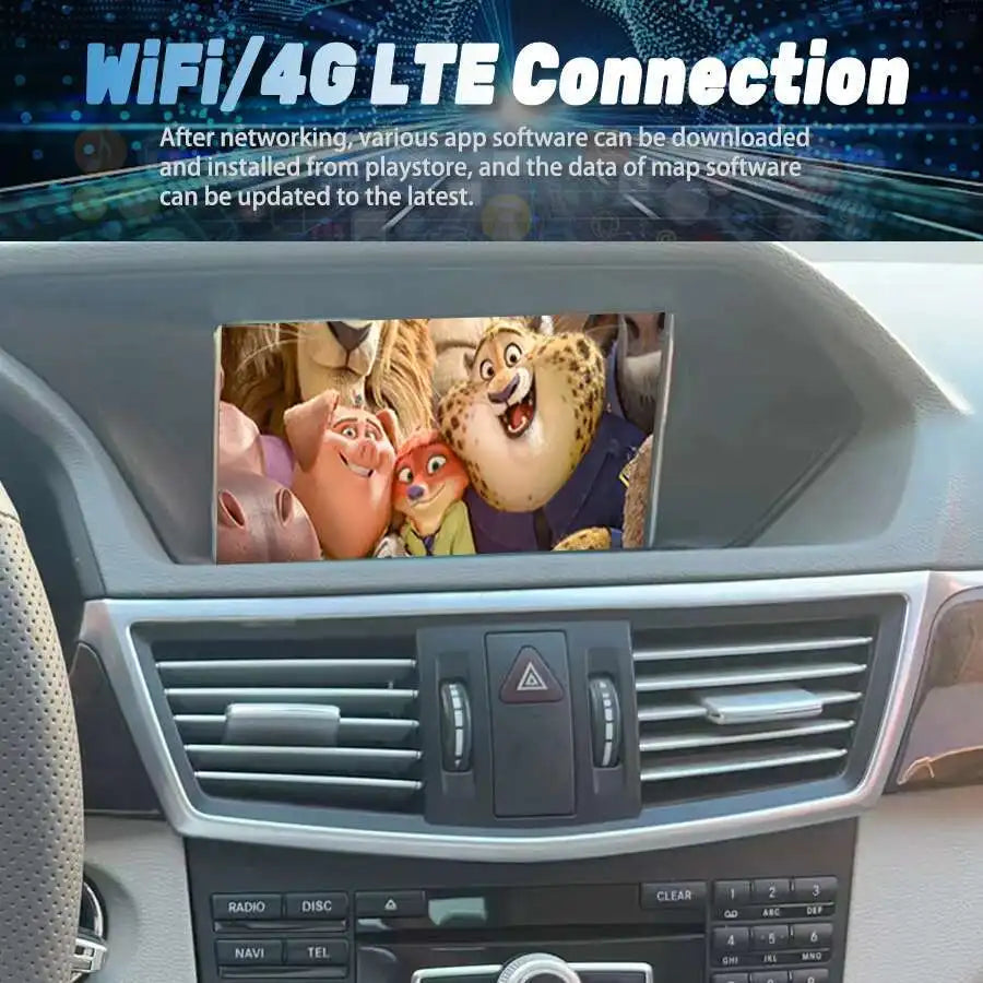8.8inch Android Screen For Mercedes Benz E Class W207 W212 CarPlay Multimedia Video Player