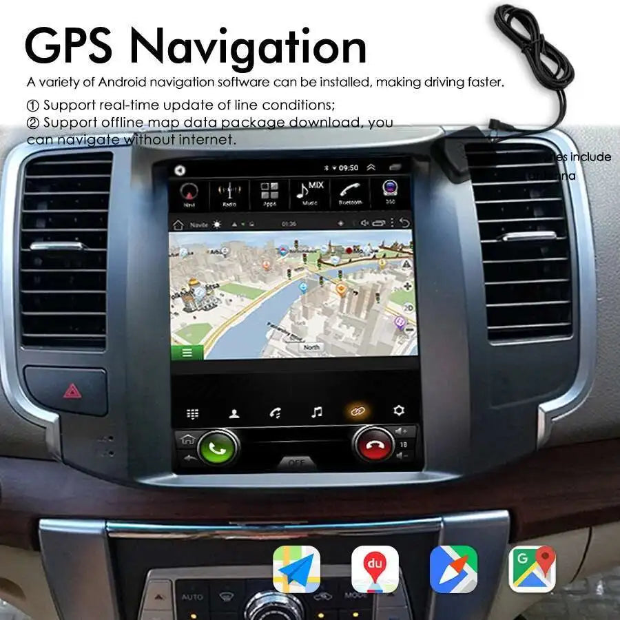 Android 15 Car Radio For Nissan Teana J32 2008 - 2012 Multimedia Video Player Navigation G | AUTOKITSHOP