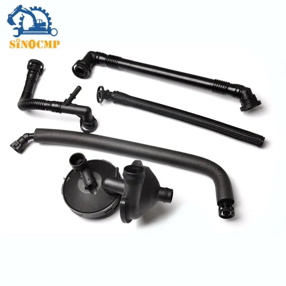 Crankcase Vent Valve & Oil Separator Hose Kit 11611432559 11157532649 11617504536 For BMW
