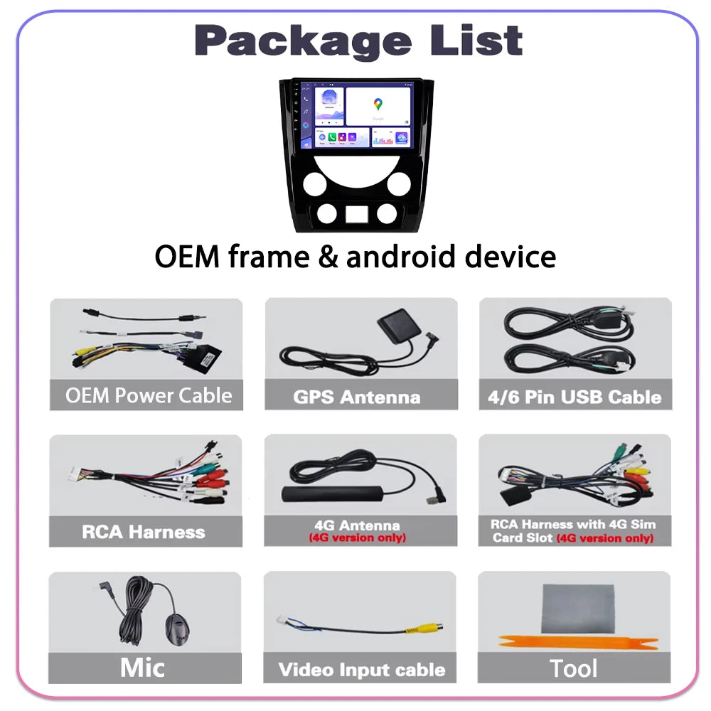 Android 16 For SsangYong Rexton W Y290 III 3 2012-2017 Android auto Screen Car Stereo Radi