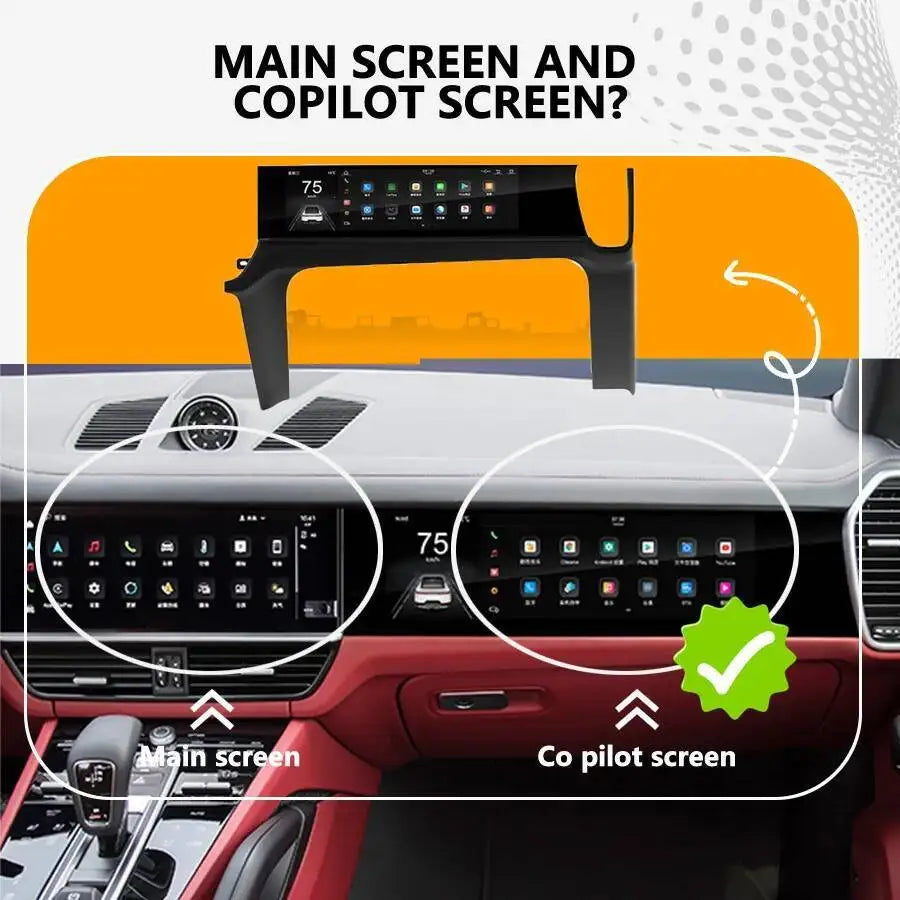 Upgraded For Porsche Cayenne 2018-2023 Car Copilot Carplay Android Screen GPS Navigation M | AUTOKITSHOP