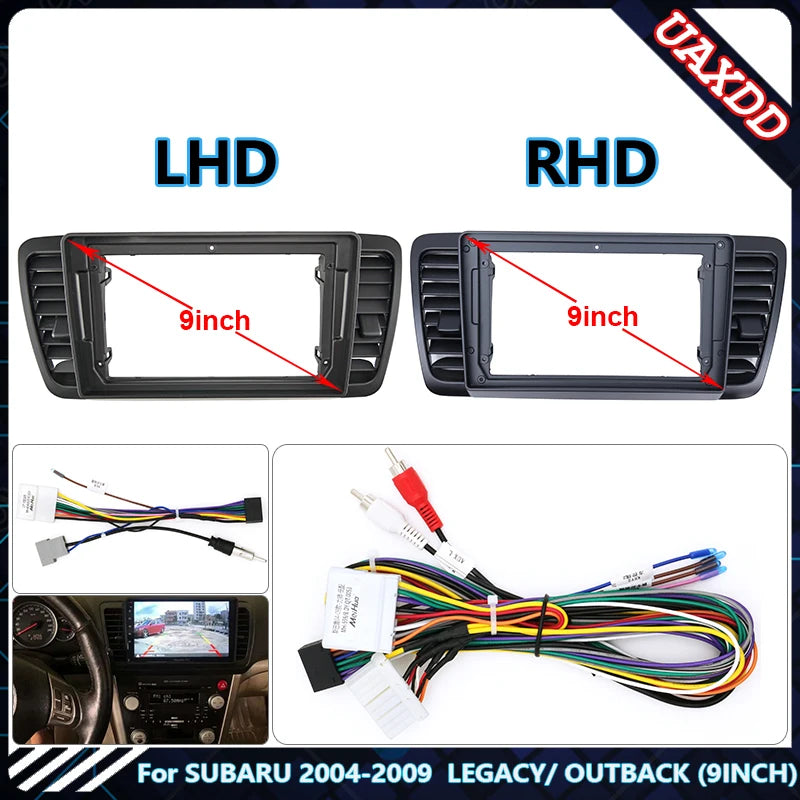 For SUBARU 2004-2009 LEGACY OUTBACK 9INCH Car Radio Android DVD Stereo Audio Screen Multim