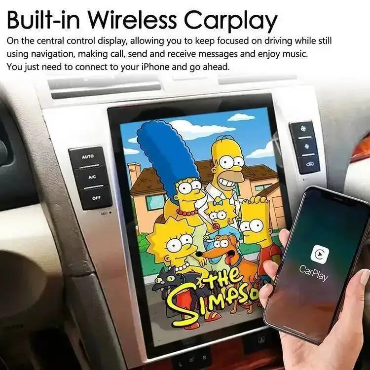 10.4inch 256GB AHD Screen For Toyota Camry 2008-2011 Radio GPS Android 15 Carplay BT DSP 1
