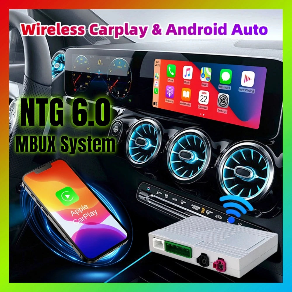 Wireless CarPlay Android Auto Retrofit Kit Decoder Box CarPlay Interface For Mercedes Benz | AUTOKITSHOP