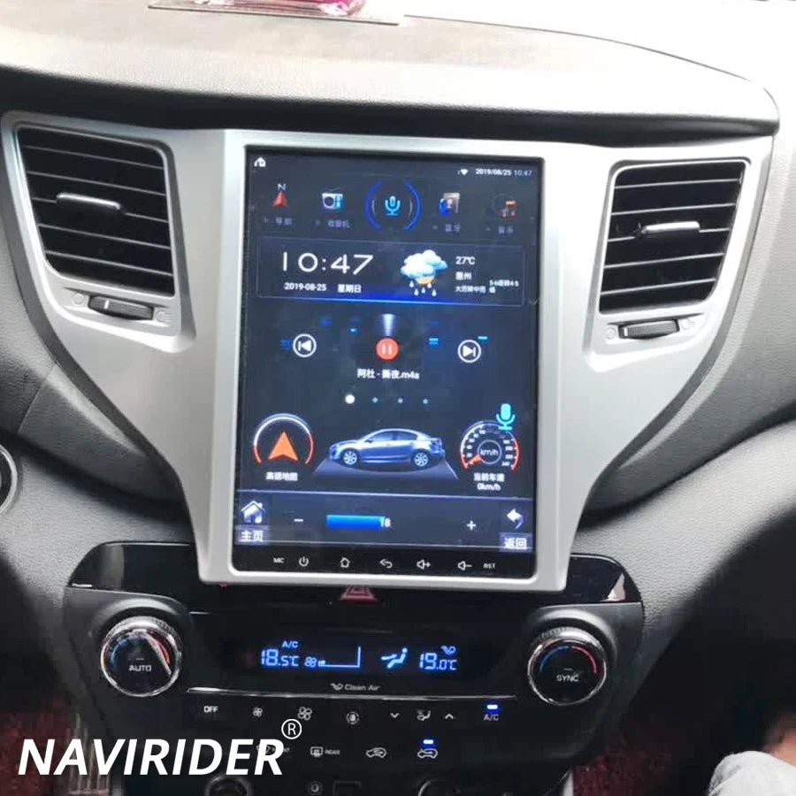 9.7inch For Hyundai Tucson 2017 2016 Vertical Screen Car Multimedia Android 15 Player Car