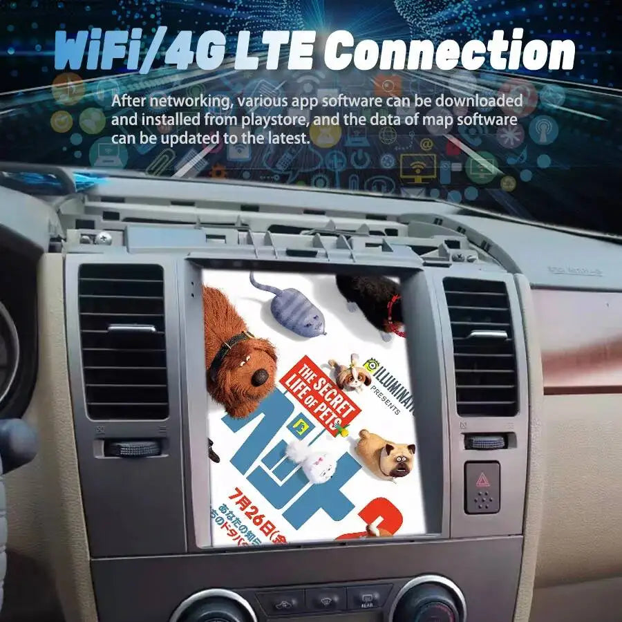Autoradio Head Unit 9.7" Android Screen For Nissan Tiida 2008 2009 2010 2011 Navigation Ca | AUTOKITSHOP