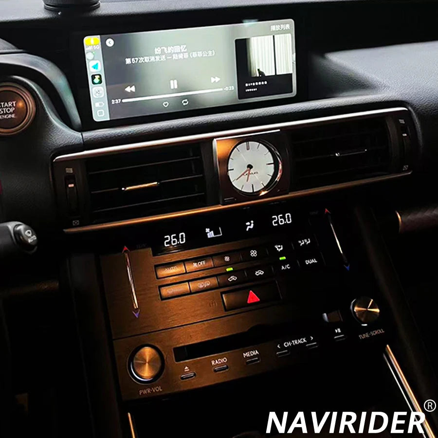 Navi Radio For Lexus IS RC 200 250 200t 300h 2013-2020 Car Multimedia Video Player Radio 1