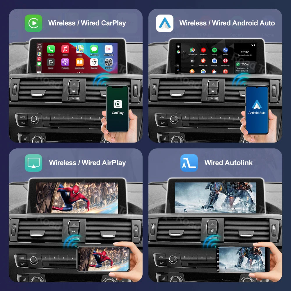 Wireless CarPlay for BMW Series 1 2 3 4 5 6 7 Series X1 X3 X4 X5 X6 MINI F56 F15 F16 F25 F