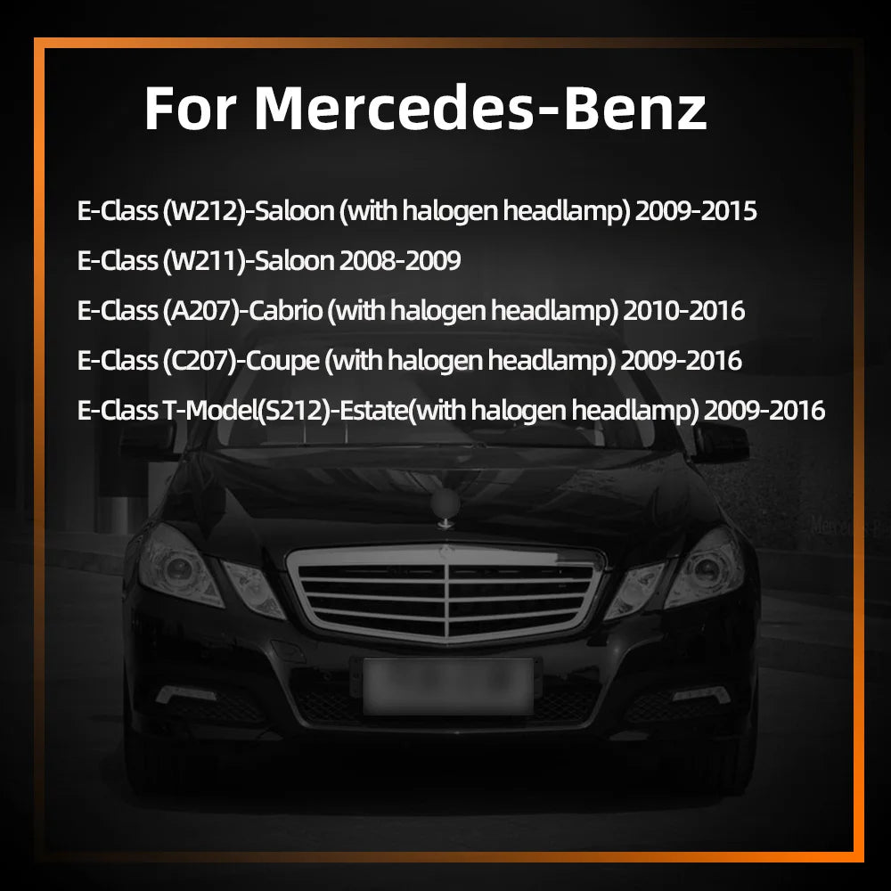 2-Piece LED Interior Light Kit for Mercedes-Benz E-Class W212 W211 A207 C20 S212 Car LED Blinker Bulb Amber Indicator...