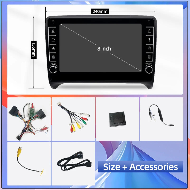 LED Interior Light Kit for Audi MK2 TT 2006-2014 - Canbus Error-Free Interior Bulbs