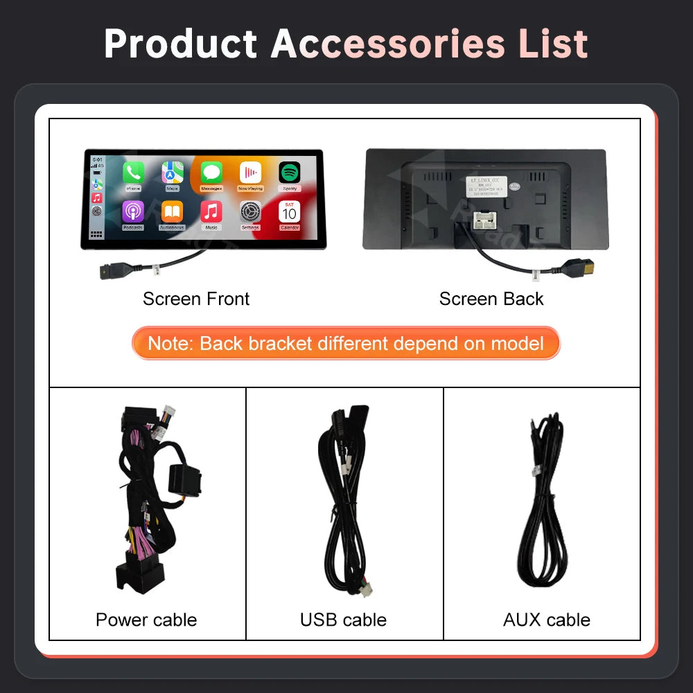 12.3'' Wireless Carplay Touch Screen For BMW 3 Series E90 E91 E92 E93 5 Series E60 E61 Mul | AUTOKITSHOP