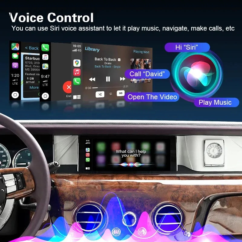 Wireless Carplay For Rolls Royce 2015-2018 Dawn Wraith Ghost Phantom with NBT System Andro