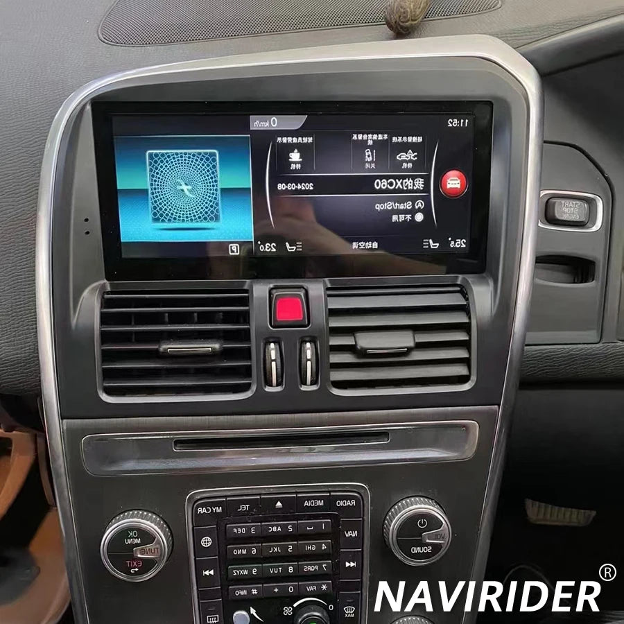 Rhd 8.8" Android 15 Carplay Auto Car Radio Multimedia Player GPS Navigation For Volvo XC60
