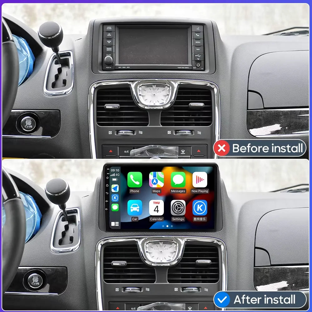 Android16 For Chrysler Grand Voyager 5 2011-2015 For Dodge Grand Caravan 2008 - 2020 Car M