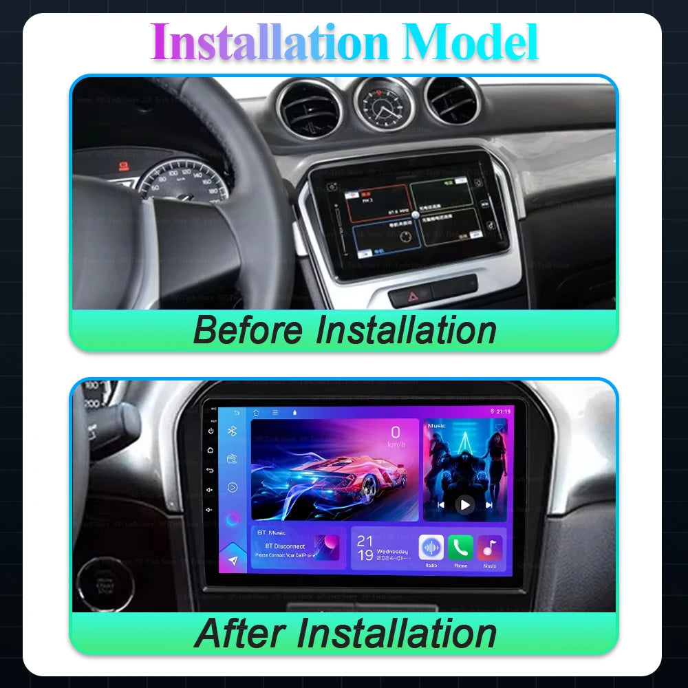 Android 16 For Suzuki Vitara 2015 2016 2017 2018 2019 Car Radio Multimedia Navigation Gps  | AUTOKITSHOP