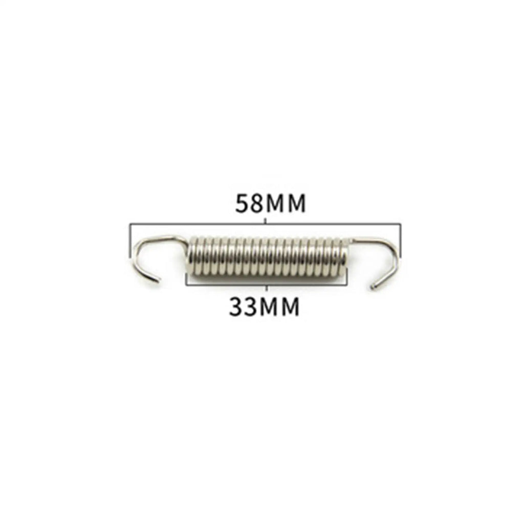 Durable 304 Stainless Steel Exhaust Spring High Temp Resistant Muffler Pipe Support Hook for Mot - Automotive LED Light