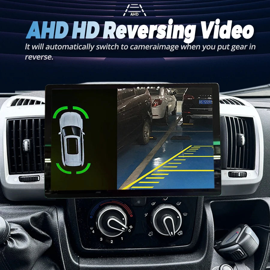 13.3Inch 2K Screen Android Car Multimedia Video Player For Fiat Ducato Peugeot Boxer Citro