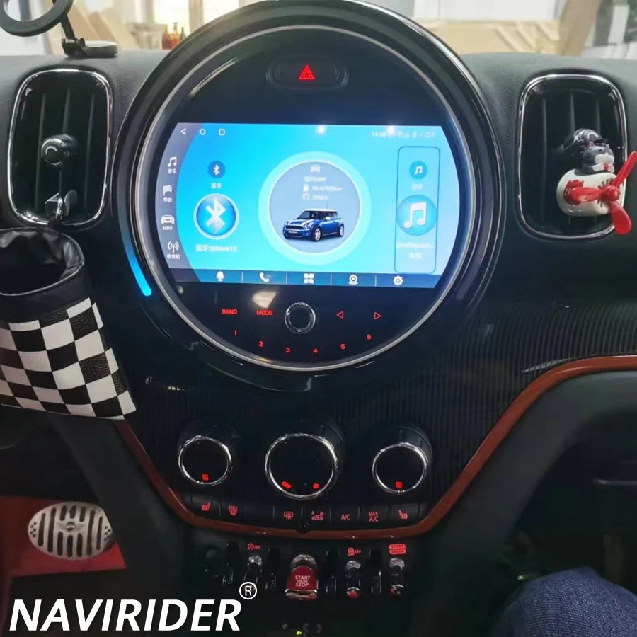 Car Radio Navigation Wireless Carplay Android 15 AHD Screen For Mini Cooper Countryman F60