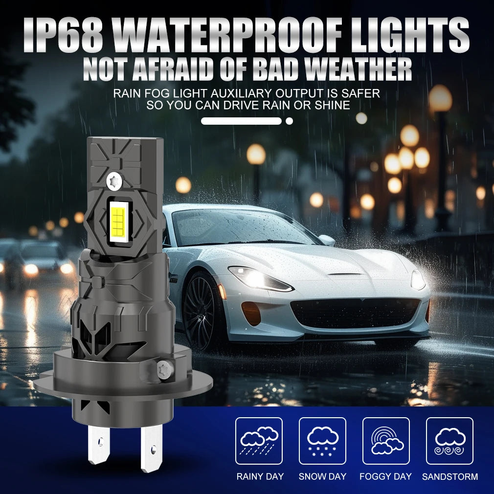 XSTORM H7 LED Light Canbus 100W 22000LM LED H7 Headlight Car 3570 CSP Turbo Lights 12V Aut